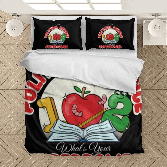 I Teach Political Science What's Your Superpower Bedding Sets