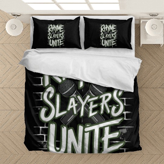 Epic Lyrical Battle of the Titans: Hip Hop Rap Bedding Sets