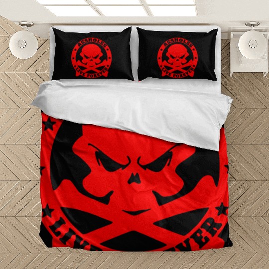Assholes Live Forever LIKE US ON FACEBOOK Bedding Sets