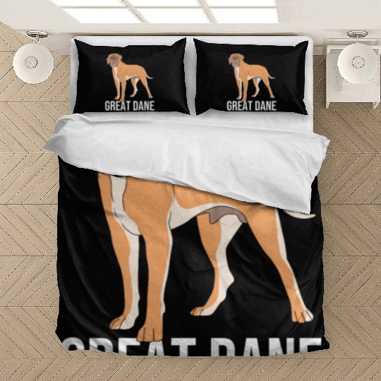 Cute Dog Lover Dog Mom And Dog Dad Great Dane Bedding Sets