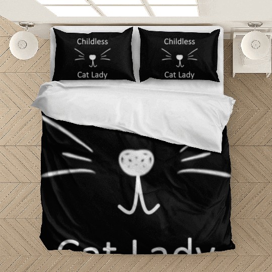 "Childless Cat Lady" Kamala Harris 2024 Bedding Sets