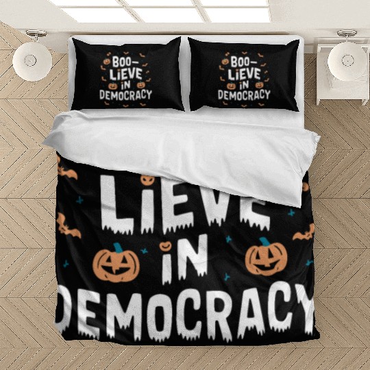 Spooky Political Satire for Halloween: Trick or Bedding Sets