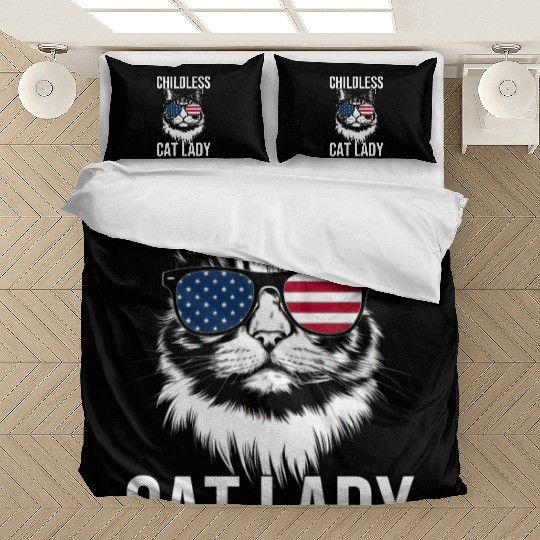 Childless Cat Lady Bedding Sets