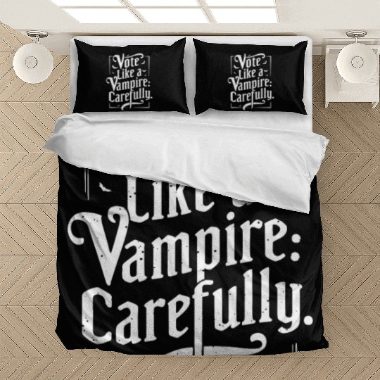 Spooky Political Satire for Halloween: Trick or Bedding Sets