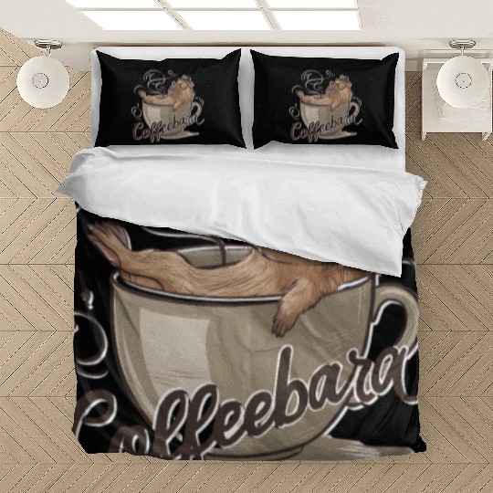 Coffeebara Capybara Coffedrinker Bedding Sets
