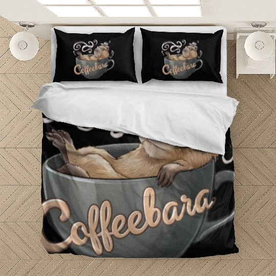 Coffeebara Capybara Coffedrinker Bedding Sets