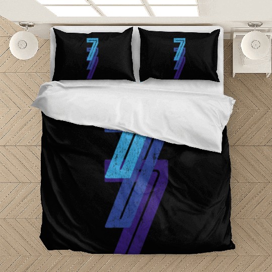 7 Lucky Number 7th Year Birthday Age Sports Team Bedding Sets