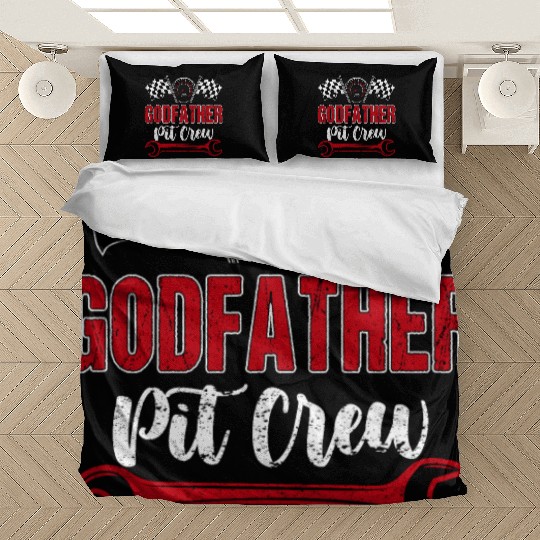 Godfather Pit Crew Birthday Racing Car Bedding Sets