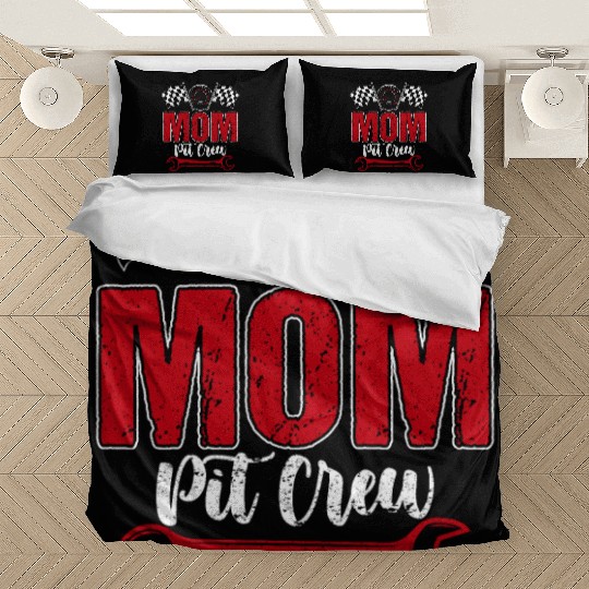 Race Car Birthday Party Racing Family Mom Pit Crew Bedding Sets