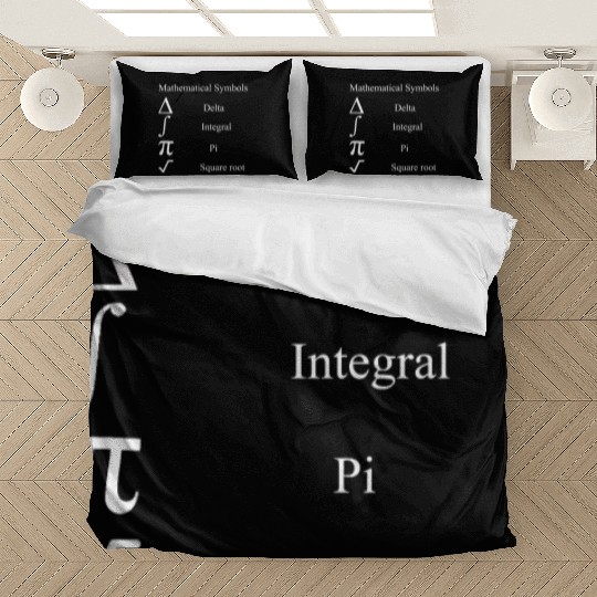 mathematical symbols Pi Square root Integral Delta Bedding Sets