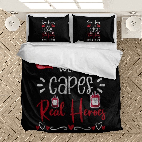Blood Donor Life Hero Thank You Bedding Sets
