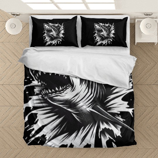 Shark Sea Fish Lover Funny Design Bedding Sets