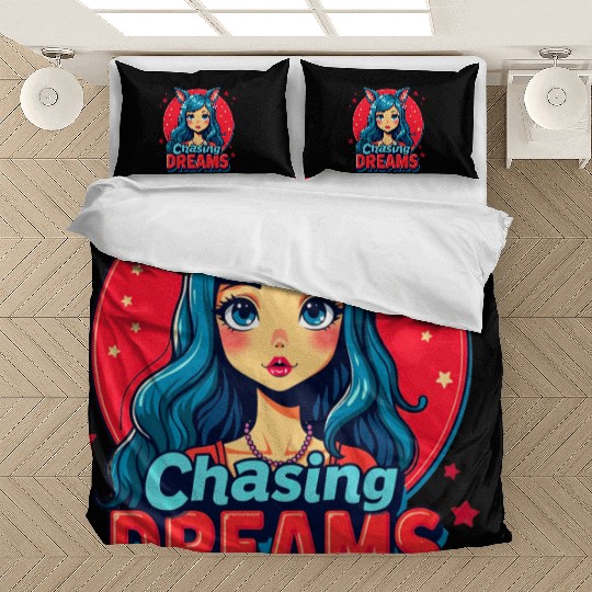 Anime Girl with Cat Ears Bedding Sets