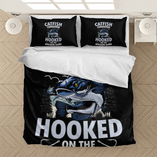 Catfish Conqueror Hooked On The Whisker Game Bedding Sets