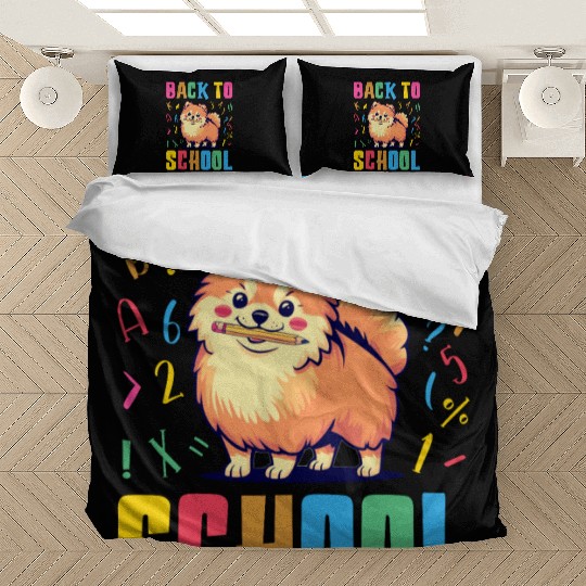 Back To School with a Cute Pomeranian Bedding Sets