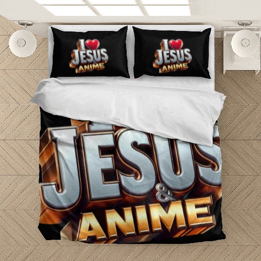 I Love Jesus & Anime Bedding Sets