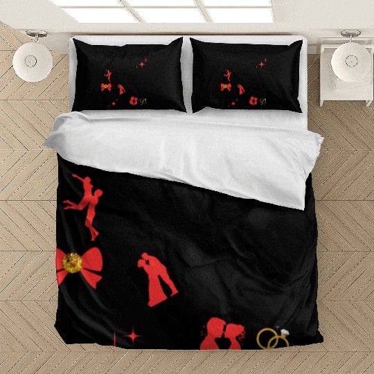 Bride Wedding Engagement Honeymoon Classy Boho Bedding Sets