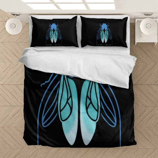 Cicada Charm-inspired Life Cycle Unique Insect Bedding Sets