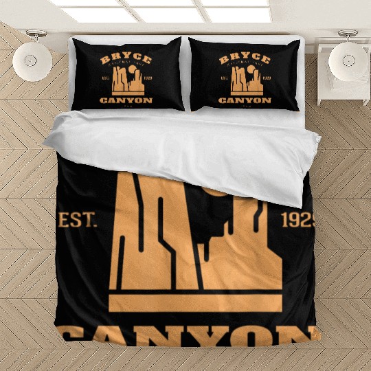 Vintage Bryce Canyon National Park Utah Hiking Cam Bedding Sets