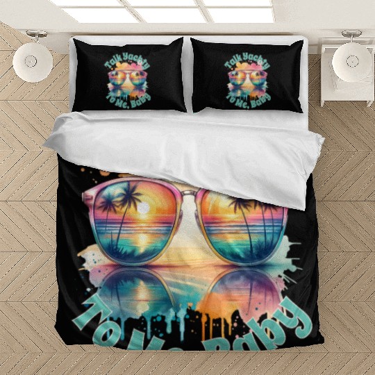 Yacht Rock Talk Yachty To Me Baby Bedding Sets