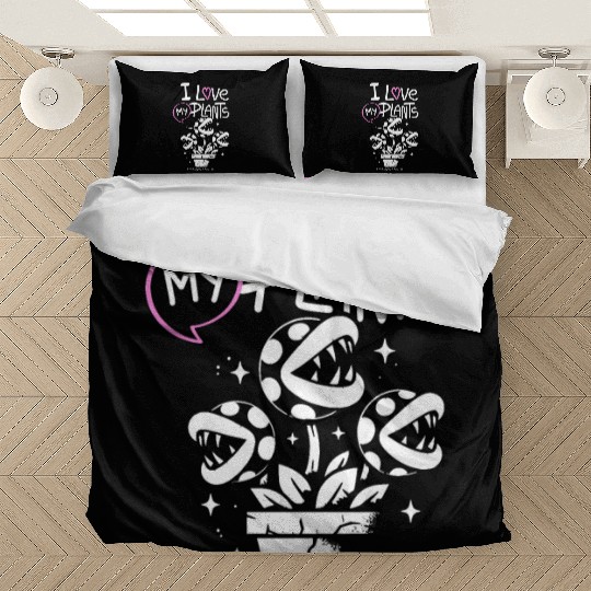 I Love My Plants – Cute Venus Flytrap Plant Lover Bedding Sets