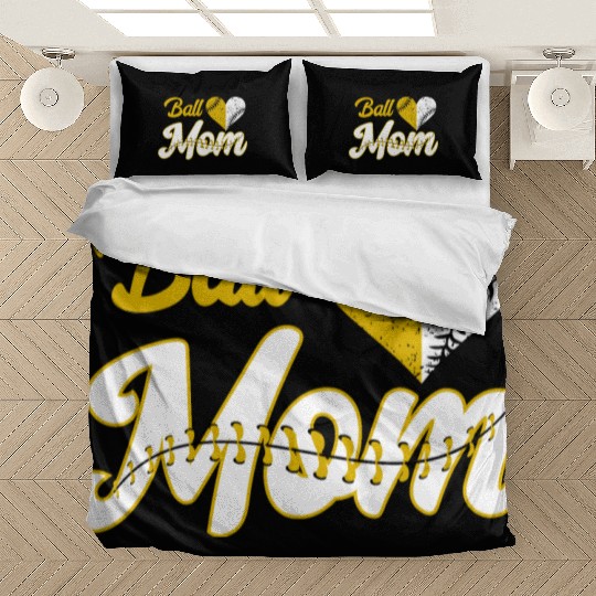 Softball Mom Funny Mommy Mother's Day Bedding Sets