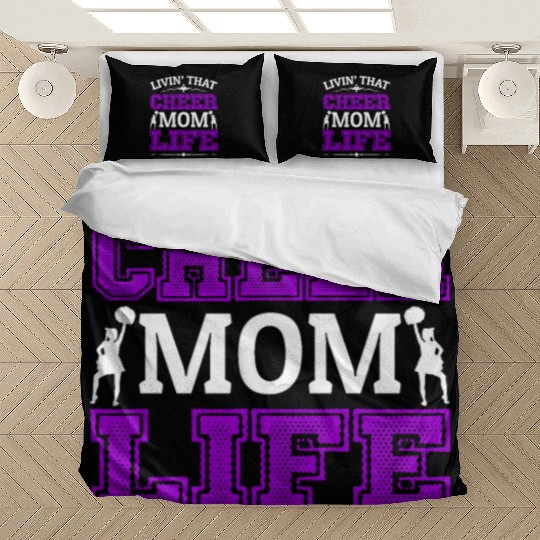Living Cheer Mom Life Cheerleading Mother's Day Bedding Sets