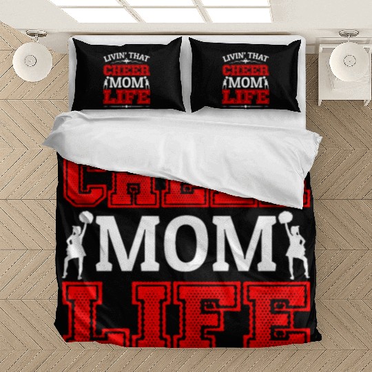 Living Cheer Mom Life Cheerleading Mother's Day Bedding Sets