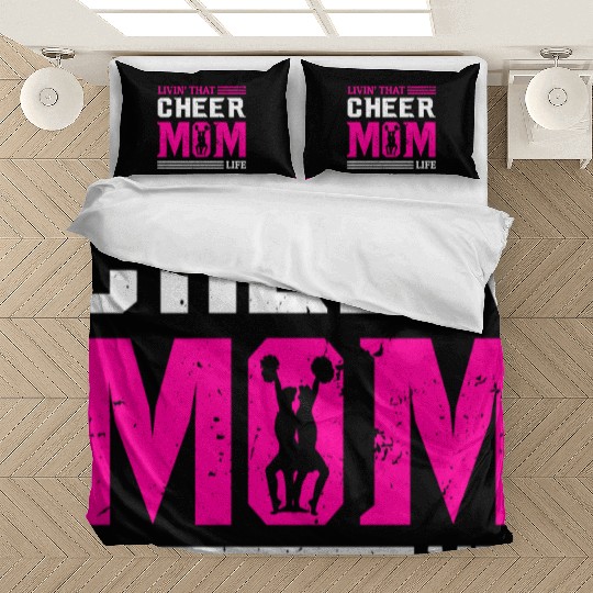 Living Cheer Mom Life Cheerleading Mother's Day Bedding Sets