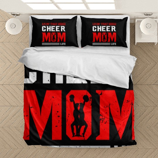 Living Cheer Mom Life Cheerleading Mother's Day Bedding Sets