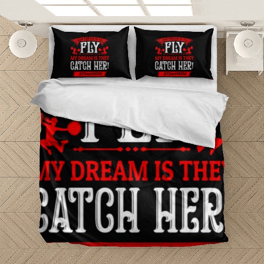 Dream Cheer Mom Cheerleading Mommy Mother's Day Bedding Sets