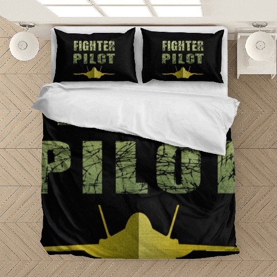 Fighter Pilot F-35 Art Design Bedding Sets