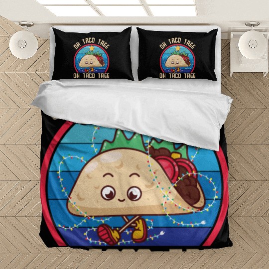 Oh Taco Tree Christmas Cute Xmas Mexican Food Love Bedding Sets