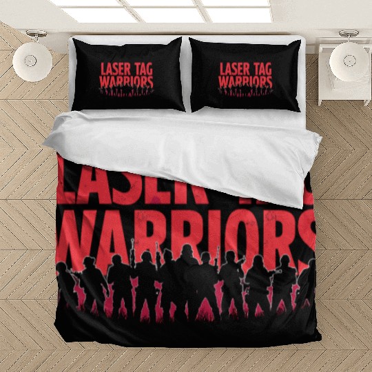 Laser Tag Champion Retro Gamer Night Out Team Bedding Sets