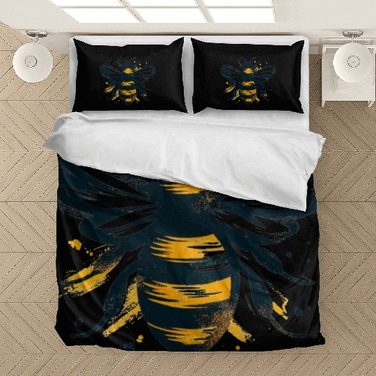 Honey Bee Insect Art 1 Bedding Sets