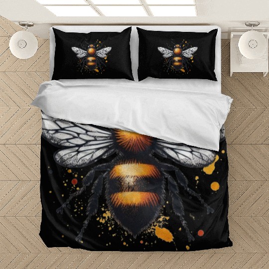Honey Bee Insect Art Bedding Sets