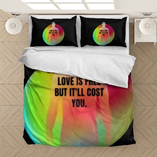 Black Neon Green Red Spiritual Chakra Bedding Sets