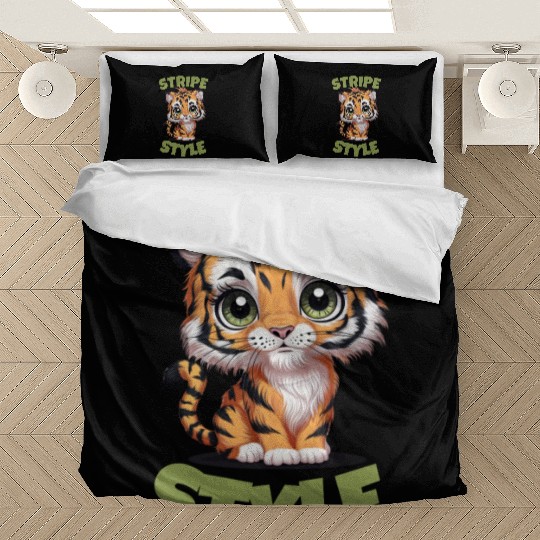Cute Tiger Stripe Style Bedding Sets