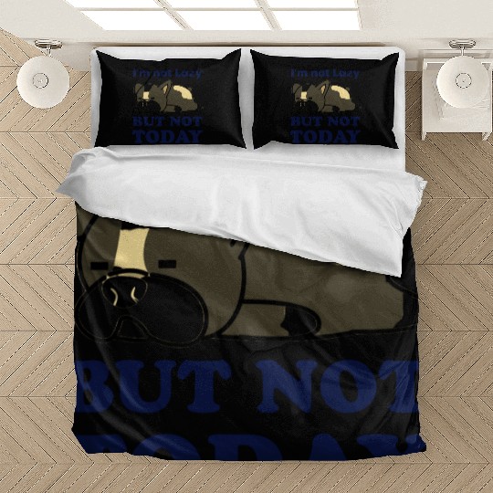 Relaxing Bulldog Graphic: Embrace Your Lazy Day Bedding Sets