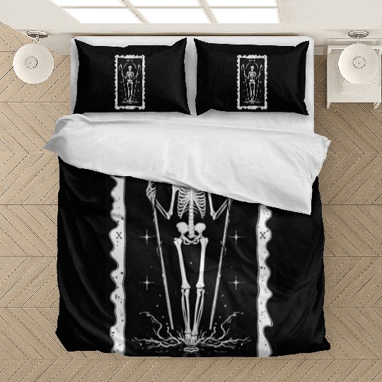 Minimalist Death Tarot Card Bedding Sets