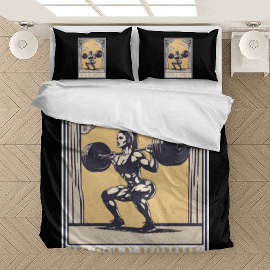 Tarot Cards Muscle Mommy for Strength & Bedding Sets