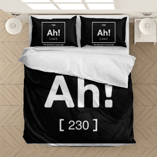 The Element of Surprise - Clever Chemistry Design Bedding Sets