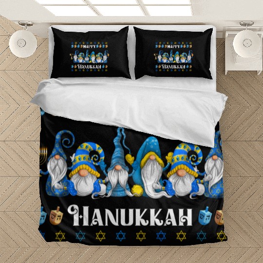 "Hanukkah Gnome" Wishing You a Happy Hanukkah Bedding Sets