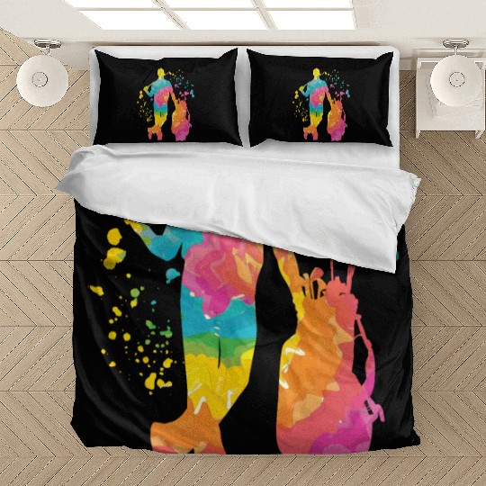 Golfer Colorsplash Kids Miniature Golf Bedding Sets