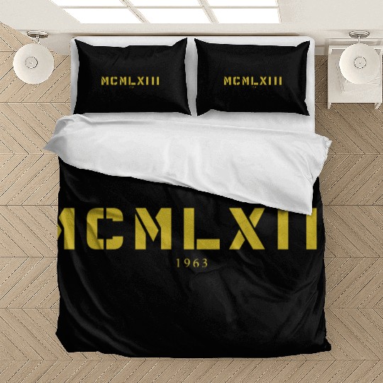 Roman numeral Year of birth Made in 1963 Bedding Sets