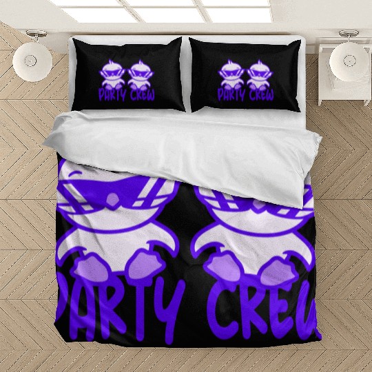 2 Duck Chick Birds Party Animals Crew Team Friends Bedding Sets