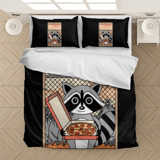 Wheel of Fortune Raccoons Tarot Card Bedding Sets