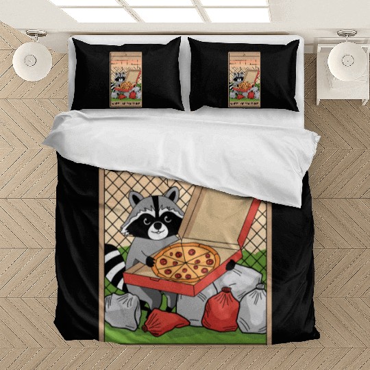 Wheel of Fortune Raccoons Tarot Card Bedding Sets