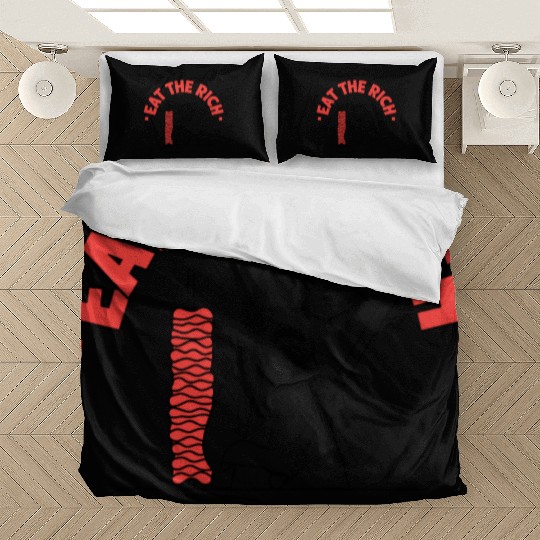 Eat The Rich Döner Kebab Satirical Design Bedding Sets