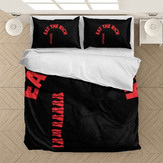 Eat The Rich Döner Kebab Parody Design Bedding Sets